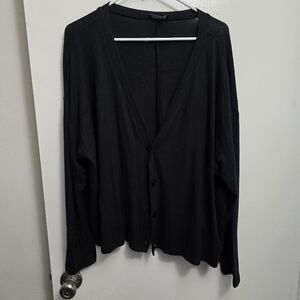 Lane Bryant cardigan black